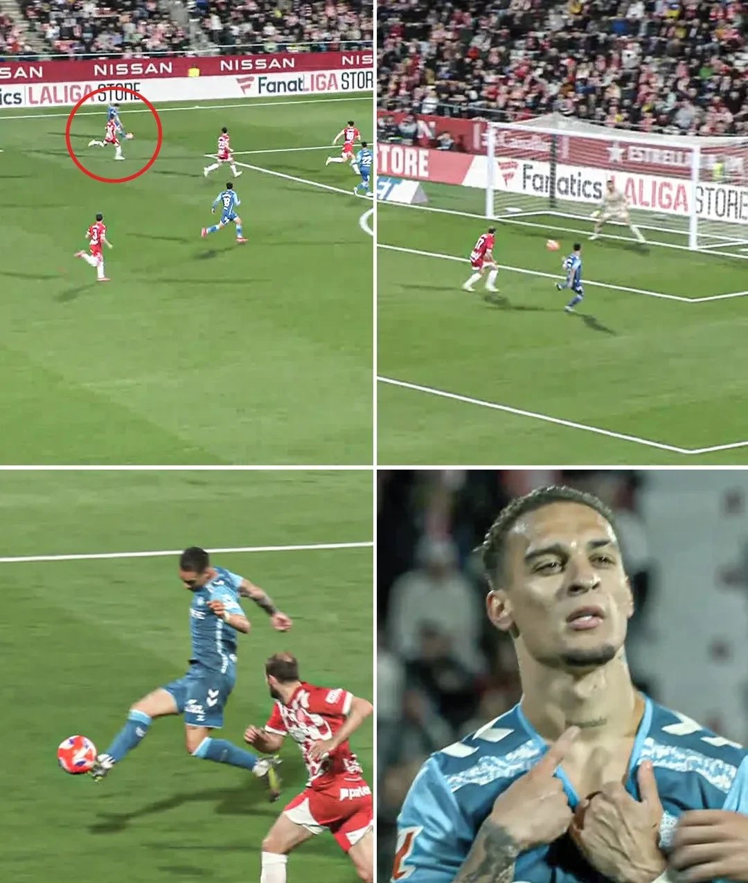 意甲比赛罕见一幕，球员不堪吹罚冲裁判